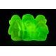 Three monkeys (uranium glass), Glassworks Janov