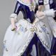 Pár rokoko 16 x 10,5 x 22 cm, Porcelánové figurky Duchcov