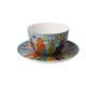 Cup and saucer James Rizzi - My New York City Day, 500 ml / 19 cm, Fine Bone China, Goebel