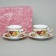 Šálek 200 ml a podšálek 15 cm, dekor "Cikánská růže", 2 ks., Stará Role Moritz Zdekauer