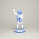 Boy with a whistle, Original Blue Onion Pattern