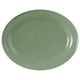 Beat grey-green: Plate oval 35 x 28 cm, Seltmann porcelain