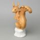 Veverka 24 cm, Luxor, Porcelánové figurky Duchcov