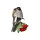 Bullfinch couple 23,5 / 8,5 / 11 cm, biscuit porcelain, Goebel