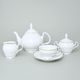 Tea set for 6 persons, Thun 1794 Carlsbad porcelain, BERNADOTTE gold line