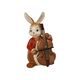 Rabbit figurine Happy Bassist 4.5 / 4 / 8cm, stoneware, Goebel