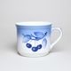 Mug warmer 0,6 l, Thun 1794 Carlsbad porcelain, BLUE CHERRY