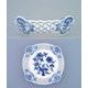 Bowl square perforated 17 cm, Original Blue Onion Pattern