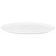Terra WHITE: Club plate / dish round flat 31 cm, Seltmann porcelain