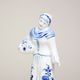 The Old Woman, Porcelain figures, Onion Pattern, original from Dubi