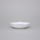 Egg cup/plate 12,5 cm, Thun 1794 Carlsbad porcelain, BERNADOTTE frost, Platinum line