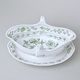 Sauceboat oval with stand 550 ml, Green Onion Pattern, Cesky porcelan a.s.