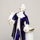 Gentleman with parrot 15 x 10 x 23,5 cm, Isis, Porcelain Figures Duchcov