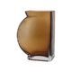 Vase Smoky amber 10,5 / 5,5 / 15 cm, glass, Goebel