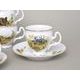 Espresso cup and saucer 75 ml / 12 cm, 6 pcs., Thun 1794 Carlsbad porcelain, BERNADOTTE hunting