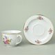 Olga: Cup breakfast 400 ml + saucer 19 cm, Meissen Rose, Český porcelán a.s.