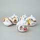 Christmas Tree Decoration Ball "Czech Winter 1918", 7,5 cm, Decor n. 2, Hand-decorated