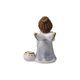 Candle holder Angel - Lovely 8 / 4,5 / 10,5, bisque porcelain, Nina a Marco, Goebel