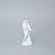 Pierrot 14 x 5 x 5,3 cm, White + Gold, Royal Dux Bohemia