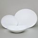 Plate dining 30 cm, Thun 1794 Carlsbad porcelain, Loos white