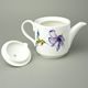Hummingbird: Tea pot 1,1 l Alice, english fine bone china, Roy Kirkham