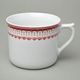 Mug Warmer big 700 ml, red ornaments, Leander Loučky