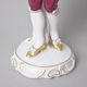 Gentleman Rococo 13 x 13 x 33 cm, Purple, Porcelain Figures Duchcov
