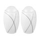 Salt and pepper shaker, Trio 71381 Highline, Seltmann Porcelain