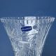 Crystal Hand Cut Vase X, Pinwheel, 255 mm, Crystal BOHEMIA