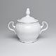 Lid for sugar bowl 300 ml, Thun 1794 Carlsbad porcelain, BERNADOTTE platinum