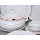 70477: Dining set for 6 pers., Thun 1794 Carlsbad porcelain, Natalie, Red line