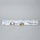 Advent candle holder for 4 tea candles "Czech winter 1918", Mija Decorations
