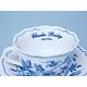 Cup + saucer tea Prague Charles Bridge 200 ml / 15,5 cm tea, 1 pcs., Original Blue Onion pattern