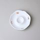 Egg cup (plate) 12,5 cm, Thun 1794 Carlsbad Porcelain, BERNADOTTE hazenka