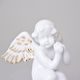 Angel 12 cm, white + gold, Porcelain Figures Duchcov