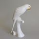 Parrot, 14,2 x 8,5 x 28,2 cm, White + Gold, Porcelain Figures Duchcov