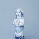 Děvče, Porcelánová figurka 9,5 cm, Cibulák, originální z Dubí
