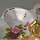 Cabaret 3-piece. Hearts 27 cm, Cecily, QUEENs Crown Porcelain