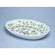 Dish side oval 23 cm, Green Onion pattern