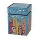 Tea tin James Rizzi - Summer in the City, 7,5 / 7,5 / 11 cm, Metal, Goebel