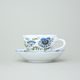 Cup and saucer B plus B 0,21 l / 14 cm for coffee, COLOURED ONION PATTERN