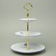 Goose: Cake stand 3 pcs. 34 cm, Mary-Ann, Leander Loučky