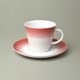 Cup 220 ml + saucer (tea, coffee) 16 cm, Thun 1794, karlovarský porcelán, TOM 29954a0