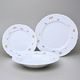 Talířová souprava pro 6 osob, Thun 1794, karlovarský porcelán, BERNADOTTE házenka