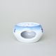 Pot Warmer, Thun 1794 Carlsbad porcelain, BLUE CHERRY