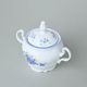 Sugar bowl 0,3 l, Thun 1794 Carlsbad porcelain, BERNADOTTE Forget-me-not-flower