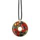 Necklace Poppy 5 / 1 / 5cm, porcelain, L. C. Tiffany, Goebel