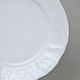 Plate dessert 19 cm, Thun 1794 Carlsbad porcelain, BERNADOTTE frost, Platinum line