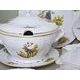 Dining set for 6 persons, Thun 1794 Carlsbad porcelain, BERNADOTTE hunting