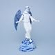 Angel on stand 22,5 cm + 6 cm stand, Original Blue Onion Pattern